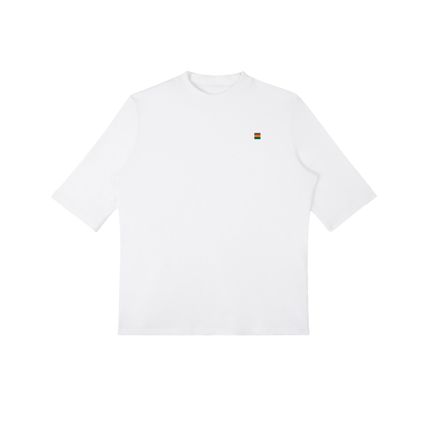 Essential Mock Neck Short Sleeve T-Shirt - Image 2