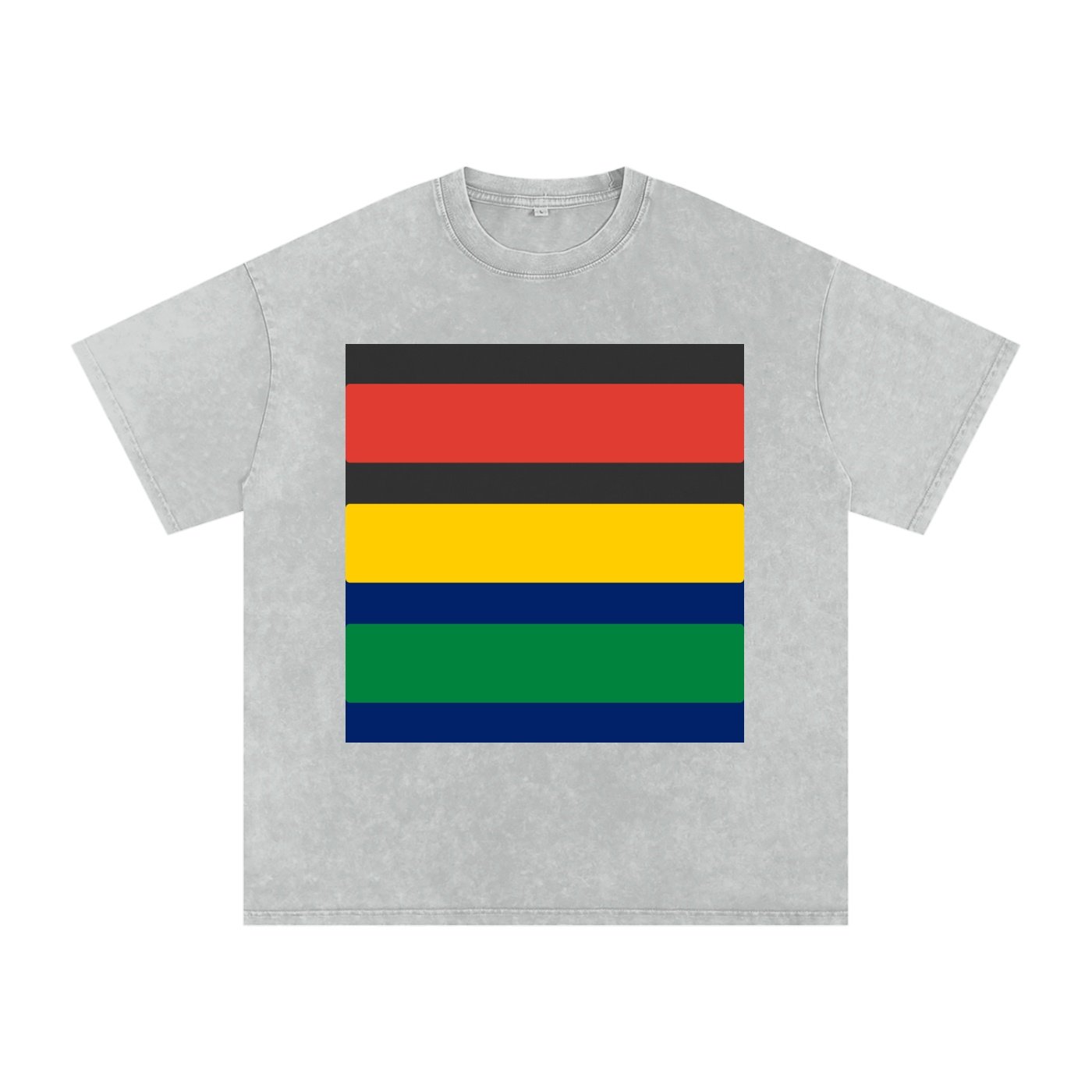 Snow Washed Oversized Cotton T-Shirt - Image 11
