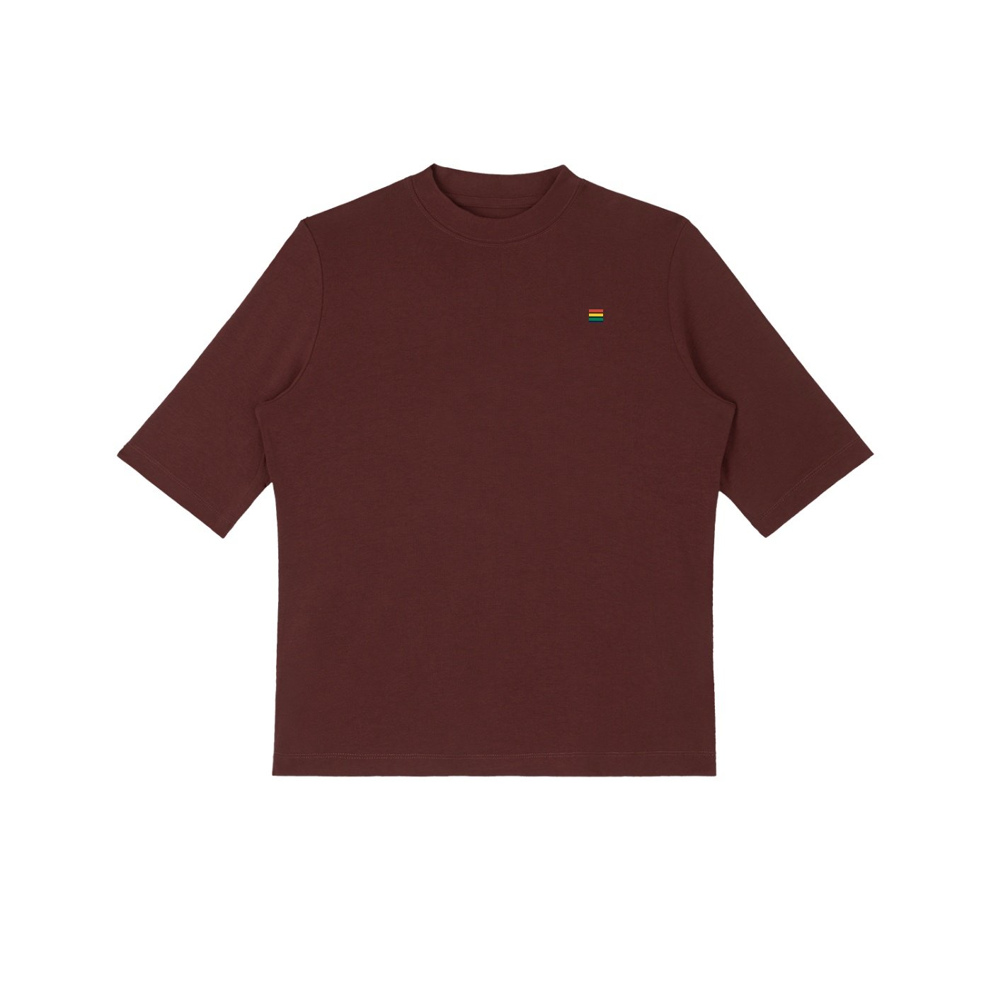 Essential Mock Neck Short Sleeve T-Shirt - Image 4