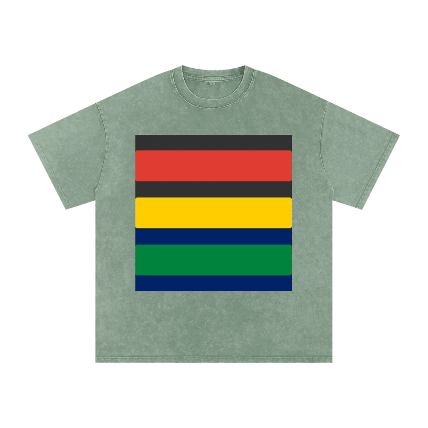 Snow Washed Oversized Cotton T-Shirt - Image 9