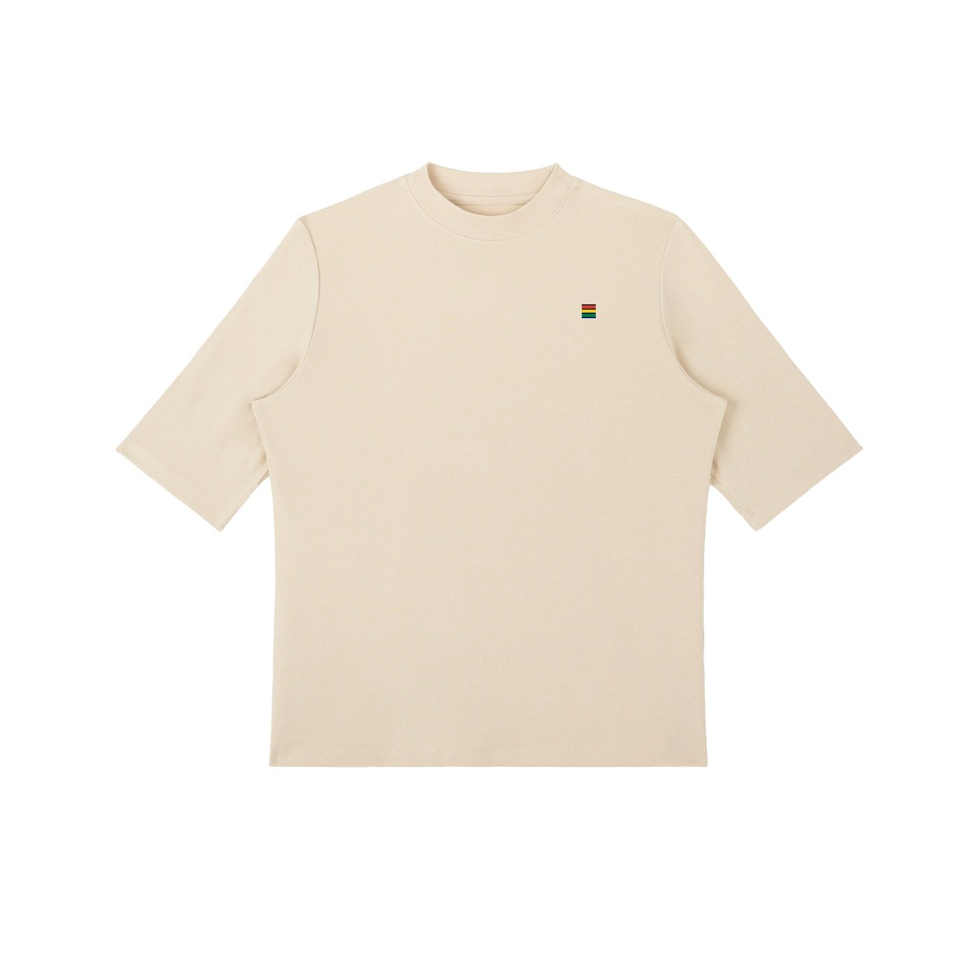 Essential Mock Neck Short Sleeve T-Shirt - Image 3