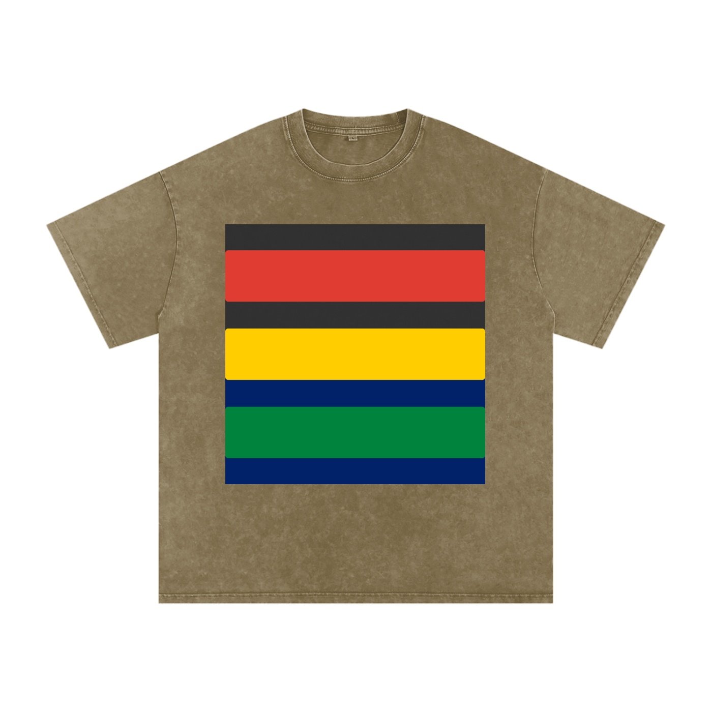Snow Washed Oversized Cotton T-Shirt - Image 5