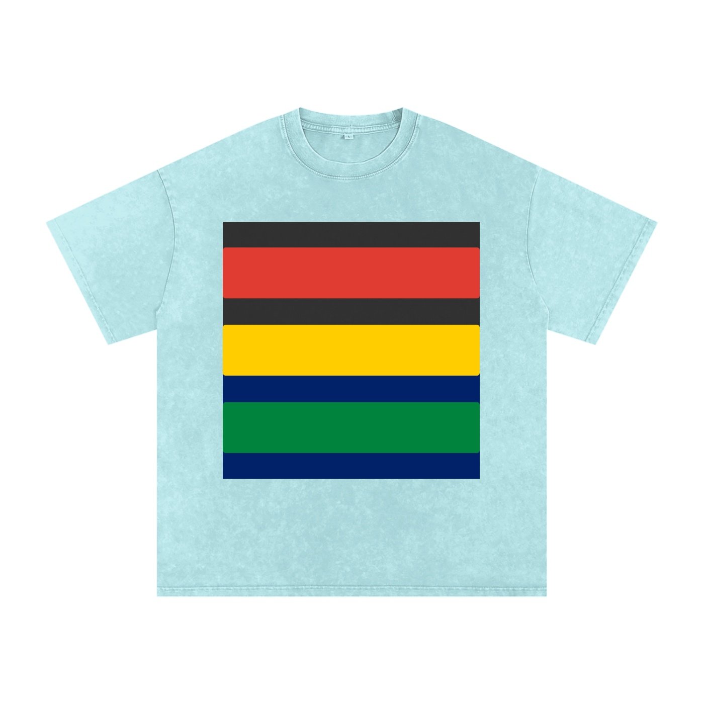 Snow Washed Oversized Cotton T-Shirt - Image 3