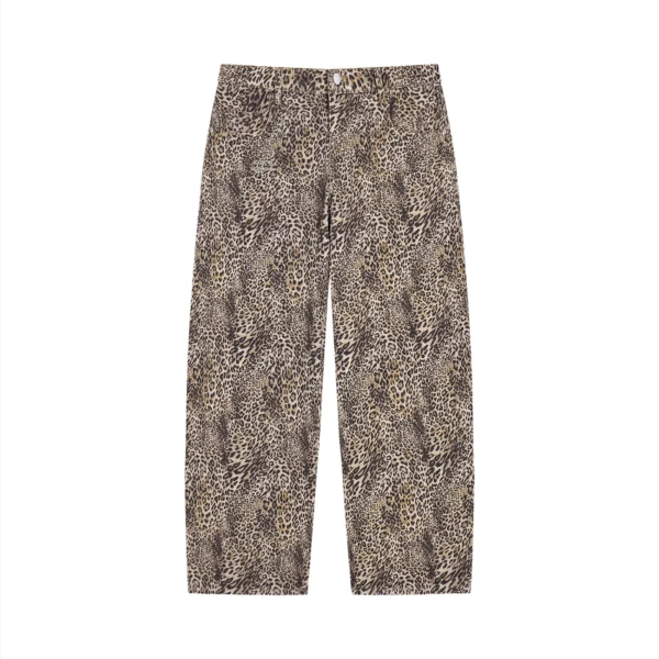 Leopard Wide Leg Jeans