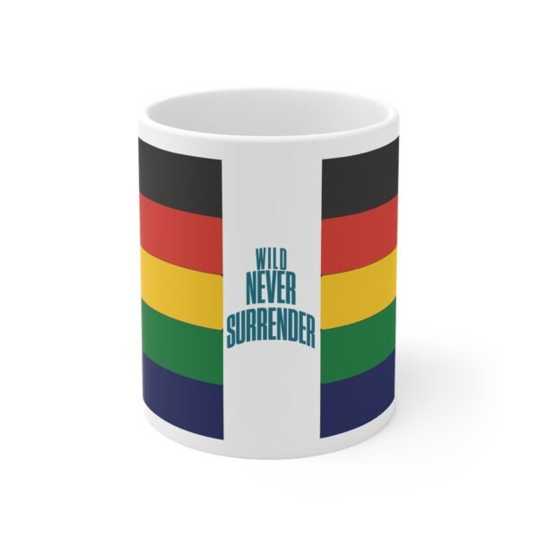 Ceramic Mug — "Wild Never Surrender"
