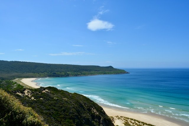 Bruny Island Tasmania coast landscape 
